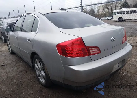 2004 Infiniti G35 z USA, uszkodzony, nr VIN JNKCV51E24M606094